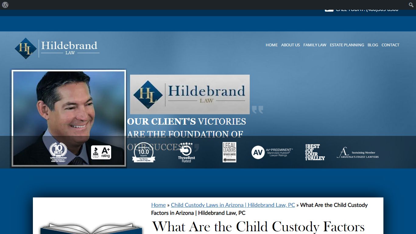 What Are the Child Custody Factors in Arizona | Hildebrand Law, PC